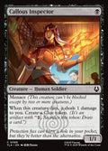 Callous Inspector – Common Magic: The Gathering card from Avatar: The Last Airbender (#89)
