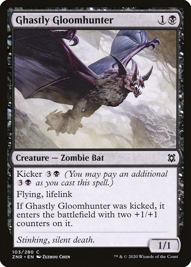 Ghastly Gloomhunter – Common Magic: The Gathering card from Zendikar Rising (#103)