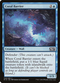 Coral Barrier – Common Magic: The Gathering card from Magic 2015 (#49)