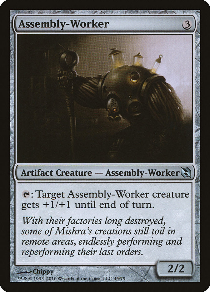 Assembly-Worker – Uncommon Magic: The Gathering card from Duel Decks: Elspeth vs. Tezzeret (#45)