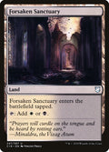 Forsaken Sanctuary – Uncommon Magic: The Gathering card from Commander 2018 (#247)