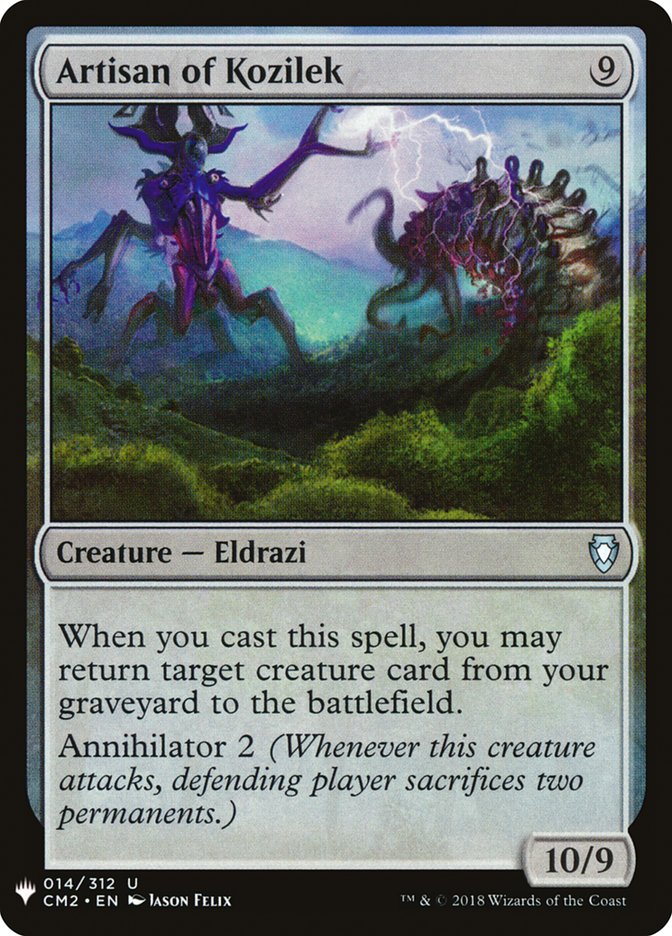 Artisan of Kozilek – Uncommon Magic: The Gathering card from The List (#CM2-14)