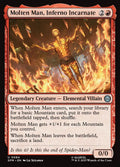 Molten Man, Inferno Incarnate – Uncommon Magic: The Gathering card from Marvel's Spider-Man (#84)