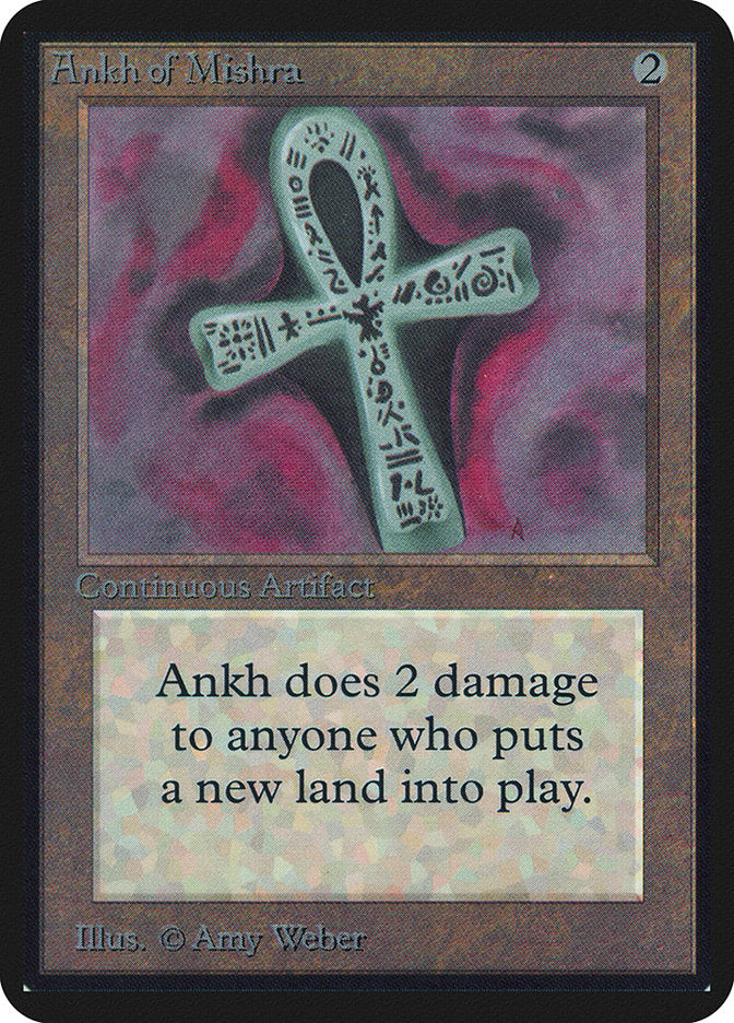 Ankh of Mishra – Rare Magic: The Gathering card from Limited Edition Alpha (#230)