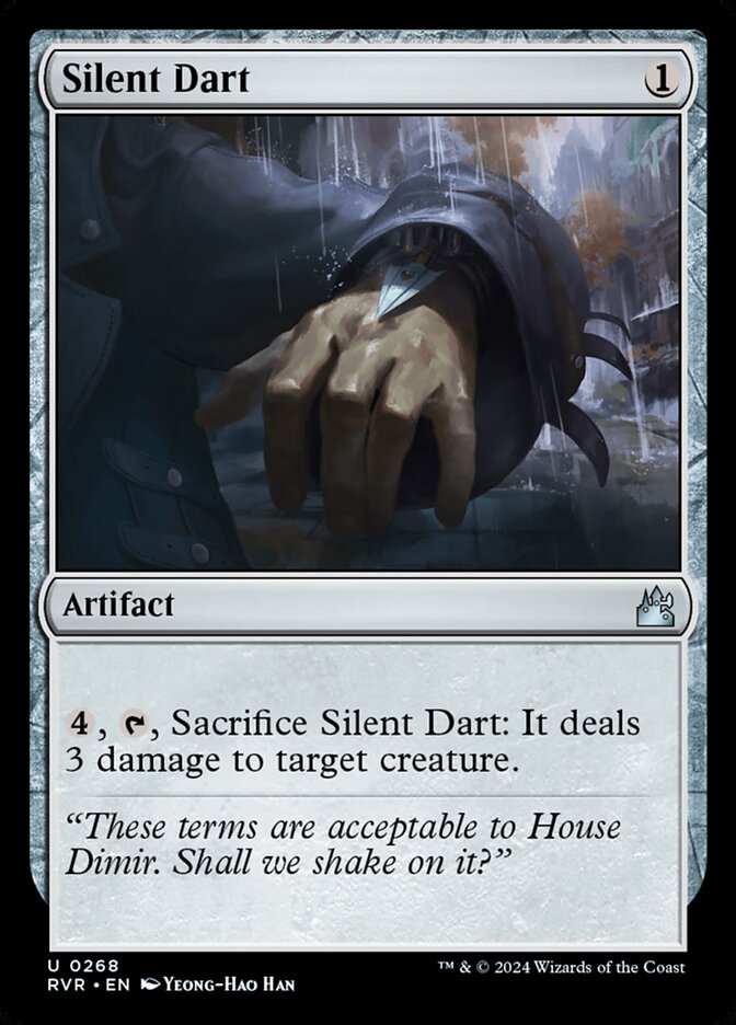 Silent Dart – Uncommon Magic: The Gathering card from Ravnica Remastered (#268)