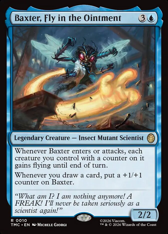 Baxter, Fly in the Ointment – Rare Magic: The Gathering card from Teenage Mutant Ninja Turtles Eternal (#10)