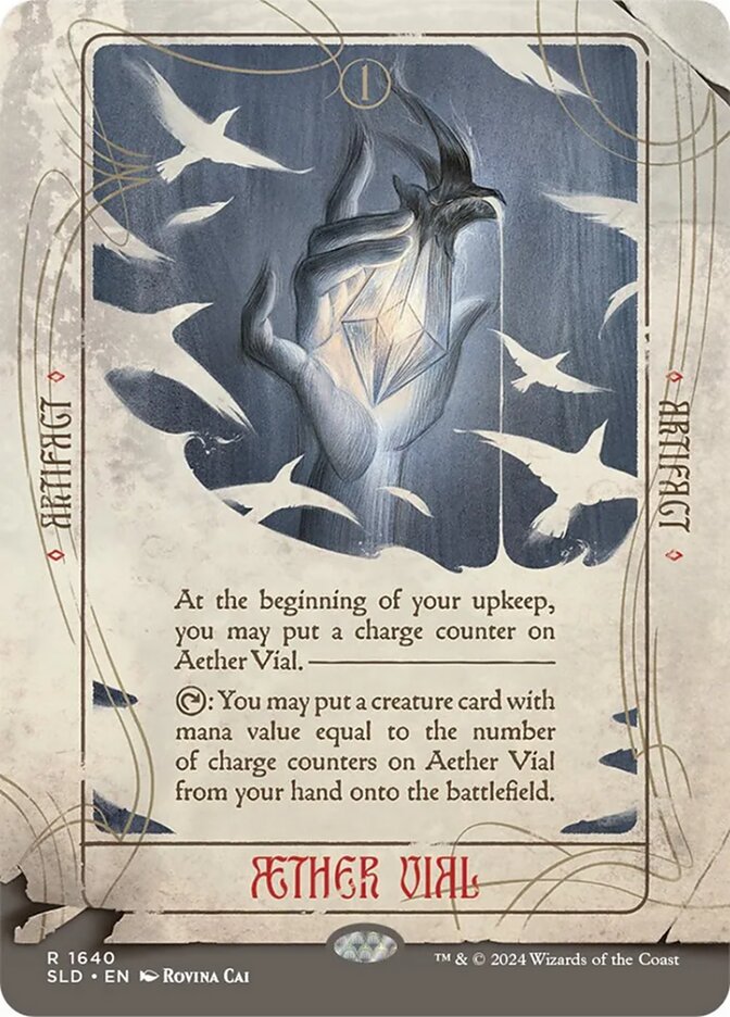 Aether Vial – Rare Magic: The Gathering card from Secret Lair Drop (#1640)