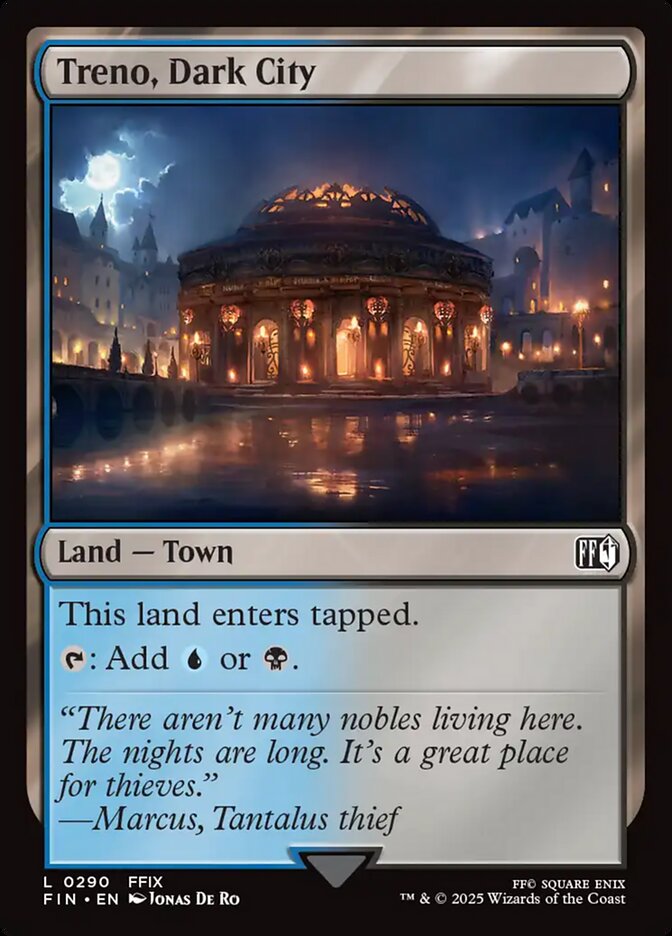 Treno, Dark City – Common Magic: The Gathering card from Final Fantasy (#290)