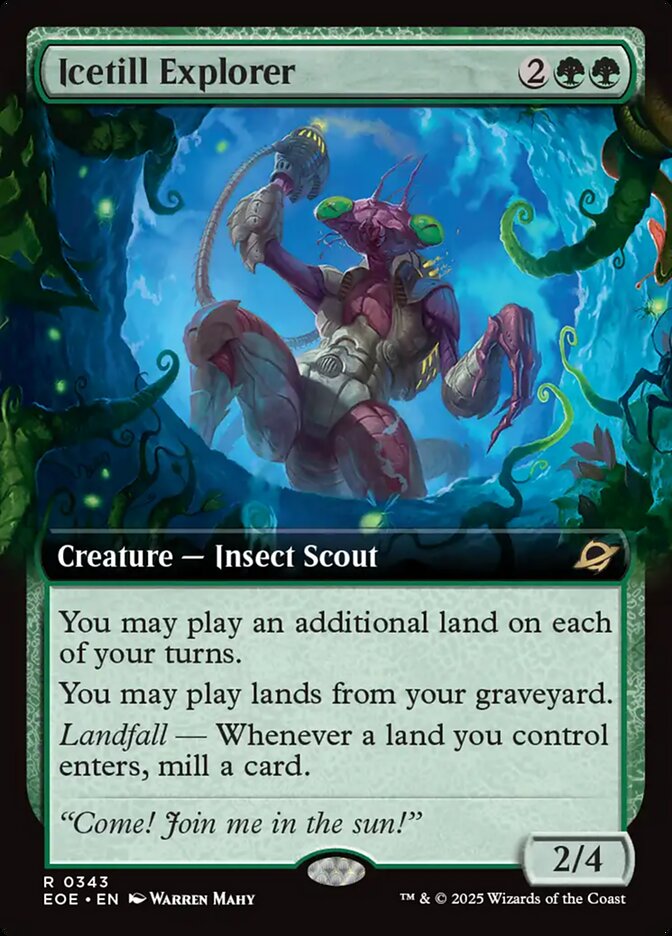 Icetill Explorer – Rare Magic: The Gathering card from Edge of Eternities (#343)
