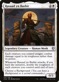 Rasaad yn Bashir – Uncommon Magic: The Gathering card from Commander Legends: Battle for Baldur's Gate (#37)