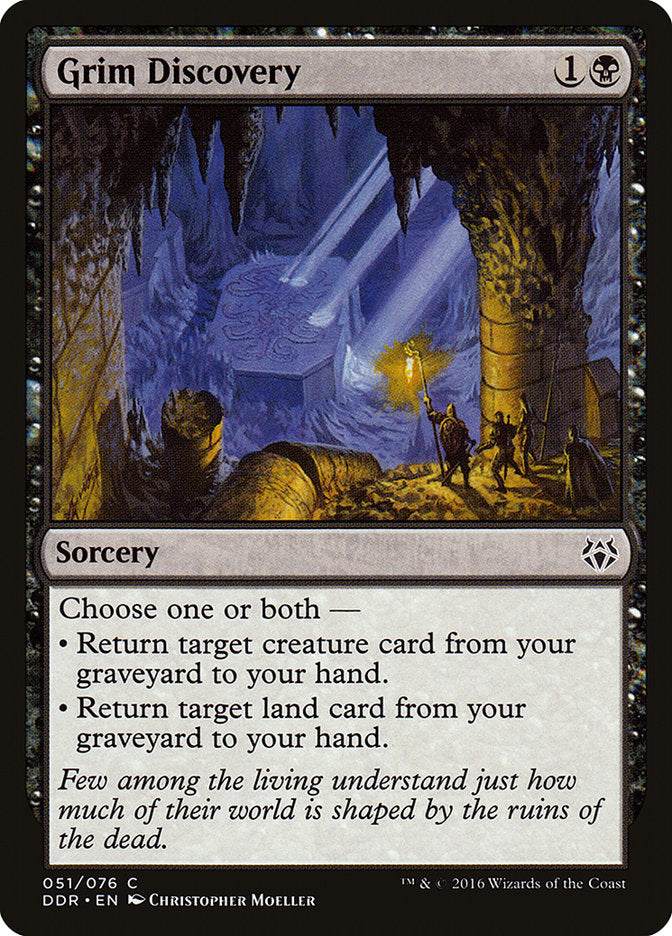 Grim Discovery – Common Magic: The Gathering card from Duel Decks: Nissa vs. Ob Nixilis (#51)