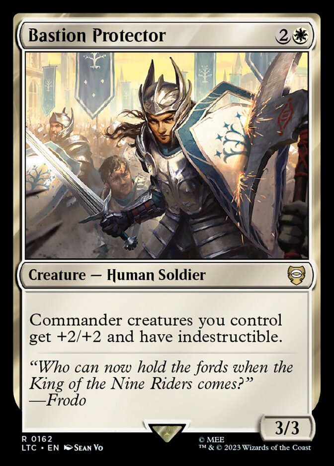 Bastion Protector – Rare Magic: The Gathering card from Tales of Middle-earth Commander (#162)
