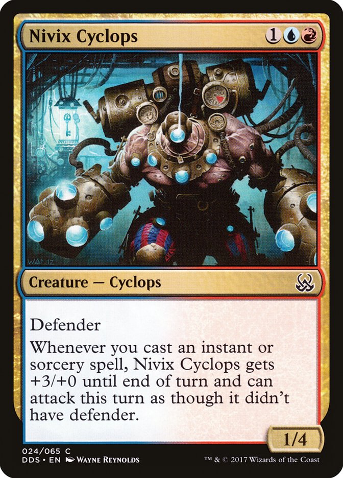 Nivix Cyclops – Common Magic: The Gathering card from Duel Decks: Mind vs. Might (#24)