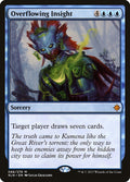 Overflowing Insight – Mythic Magic: The Gathering card from Ixalan (#66)