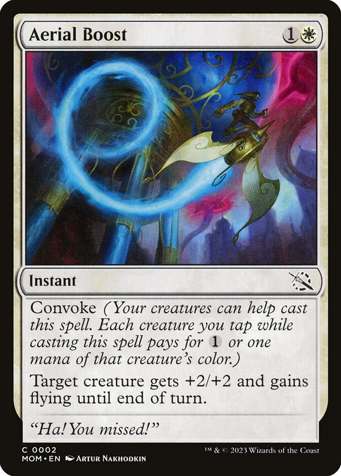 Aerial Boost – Common Magic: The Gathering card from March of the Machine (#2)