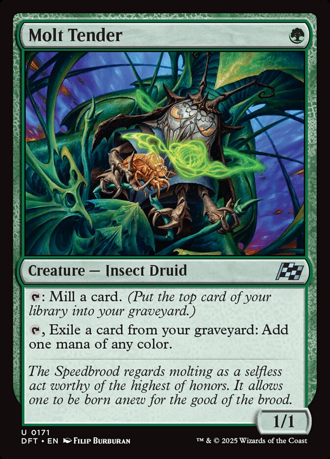 Molt Tender – Uncommon Magic: The Gathering card from Aetherdrift (#171)