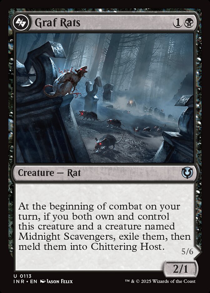 Graf Rats – Uncommon Magic: The Gathering card from Innistrad Remastered (#113)