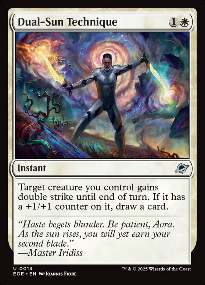 Dual-Sun Technique – Uncommon Magic: The Gathering card from Edge of Eternities (#13)