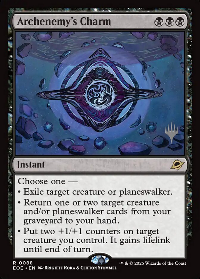 Archenemy's Charm – Rare Magic: The Gathering card from Edge of Eternities Promos (#88p)