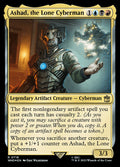 Ashad, the Lone Cyberman – Rare Magic: The Gathering card from Doctor Who (#718)