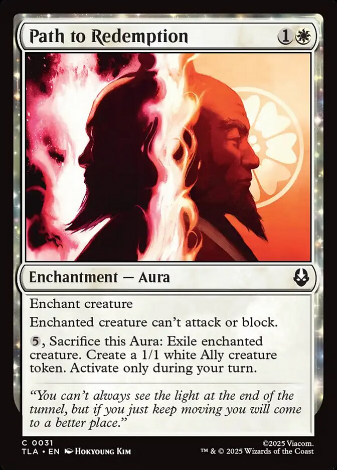 Path to Redemption – Common Magic: The Gathering card from Avatar: The Last Airbender (#31)