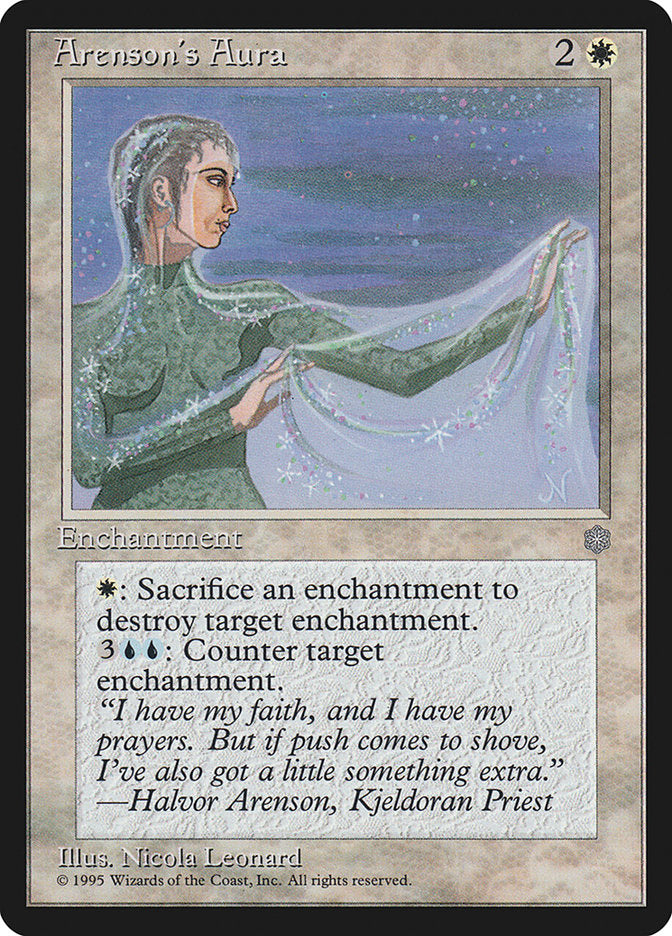 Arenson's Aura – Common Magic: The Gathering card from Ice Age (#3)