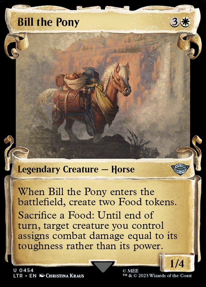 Bill the Pony – Uncommon Magic: The Gathering card from The Lord of the Rings: Tales of Middle-earth (#454)