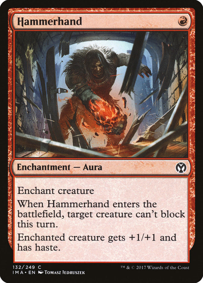 Hammerhand – Common Magic: The Gathering card from Iconic Masters (#132)