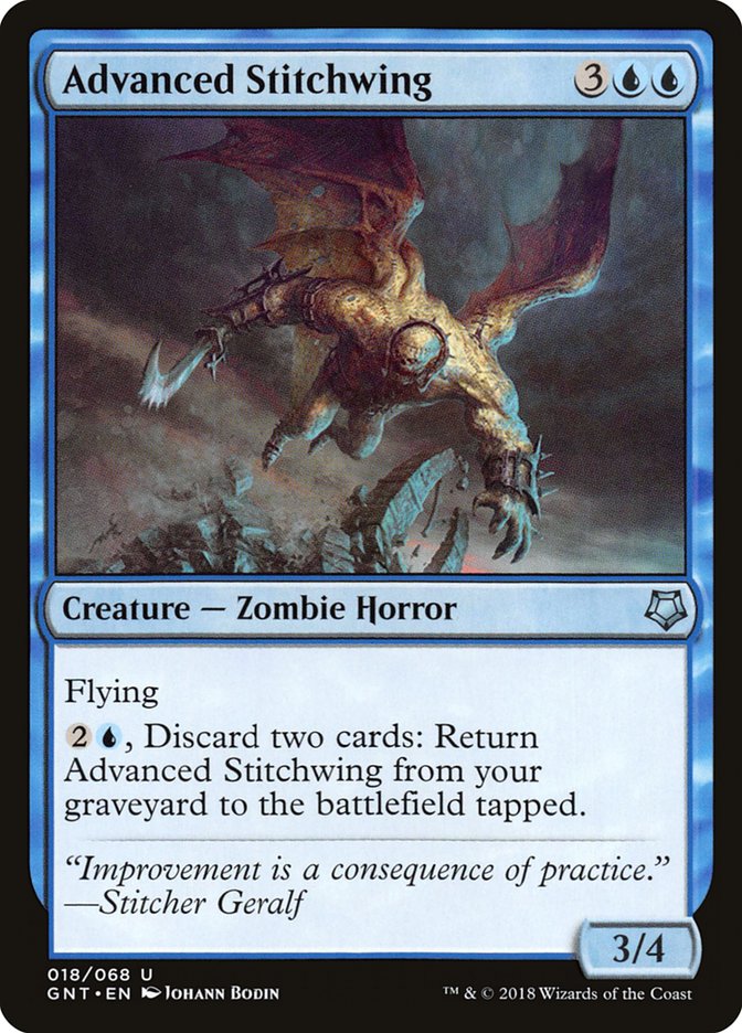 Advanced Stitchwing – Uncommon Magic: The Gathering card from Game Night (#18)
