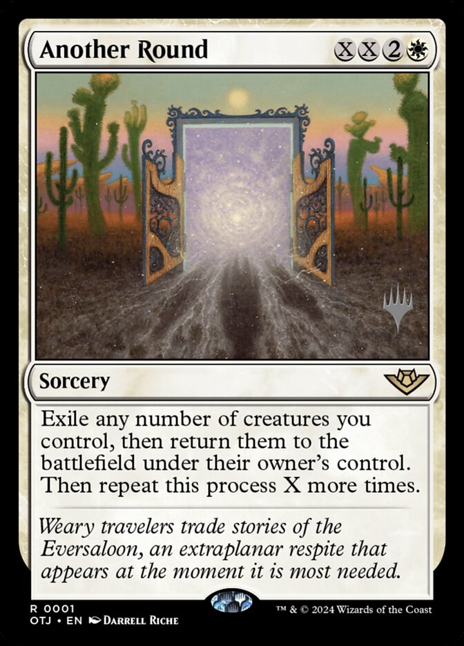 Another Round – Rare Magic: The Gathering card from Outlaws of Thunder Junction Promos (#1p)