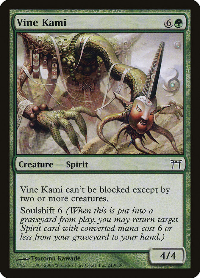 Vine Kami – Common Magic: The Gathering card from Champions of Kamigawa (#249)