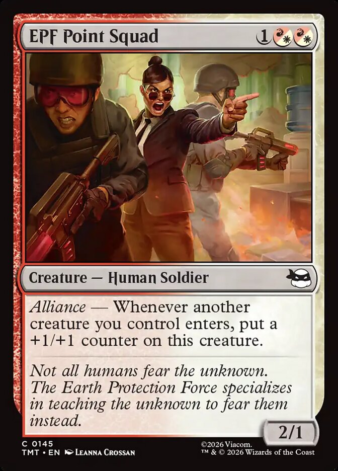EPF Point Squad – Common Magic: The Gathering card from Teenage Mutant Ninja Turtles (#145)