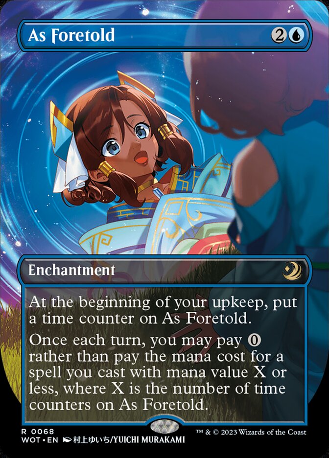 As Foretold – Rare Magic: The Gathering card from Wilds of Eldraine: Enchanting Tales (#68)