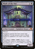 Blade of the Oni – Mythic Magic: The Gathering card from Kamigawa: Neon Dynasty Promos (#89p)