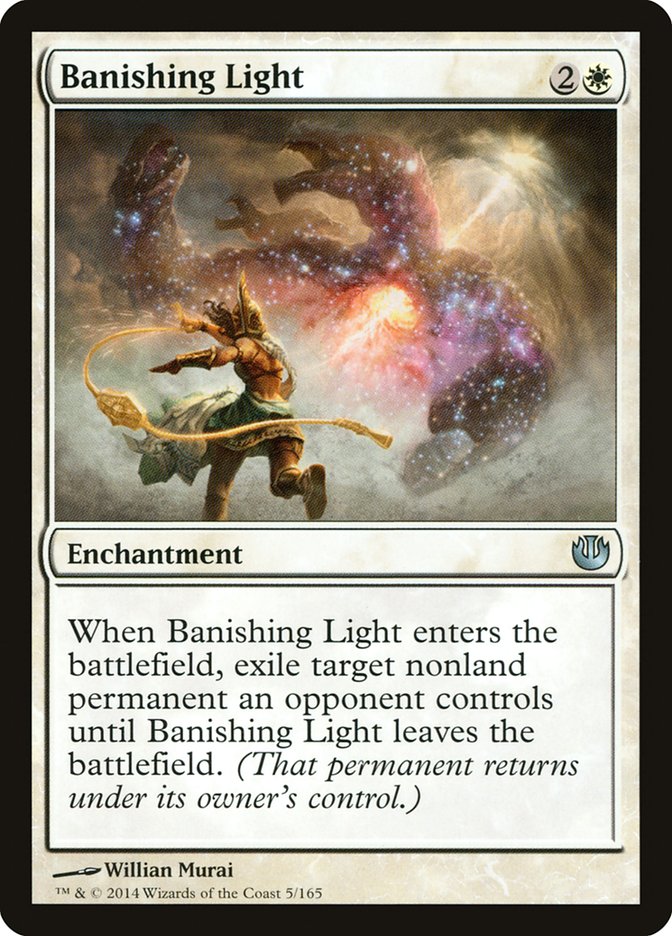 Banishing Light – Uncommon Magic: The Gathering card from Journey into Nyx (#5)