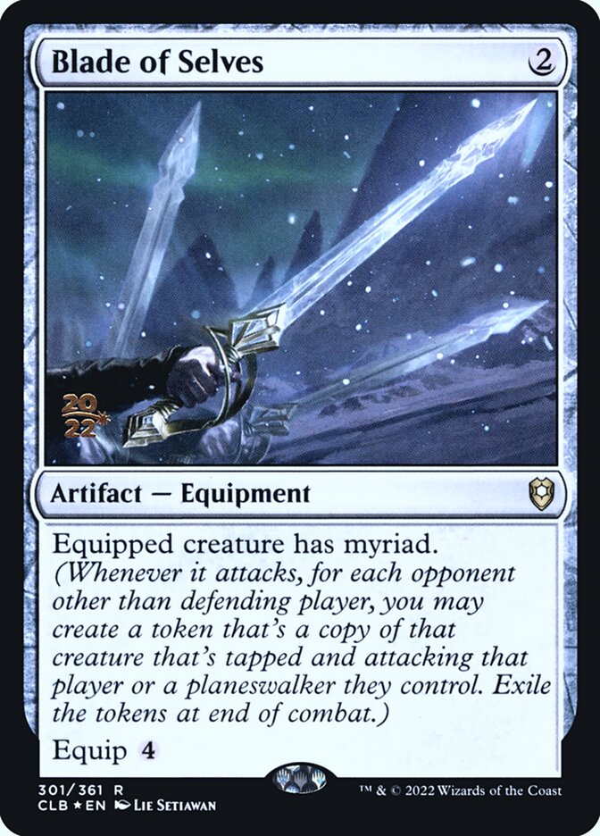 Blade of Selves – Rare Magic: The Gathering card from Battle for Baldur's Gate Promos (#301s)