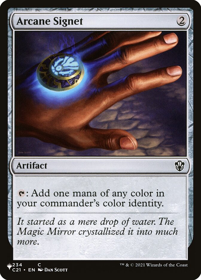 Arcane Signet – Common Magic: The Gathering card from The List (#C21-234)