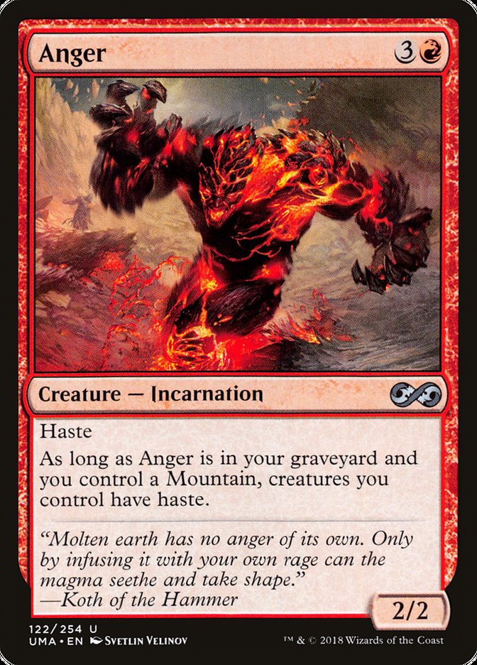 Anger – Uncommon Magic: The Gathering card from Ultimate Masters (#122)