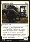 Inquisitor's Ox – Common Magic: The Gathering card from Shadows over Innistrad (#24)