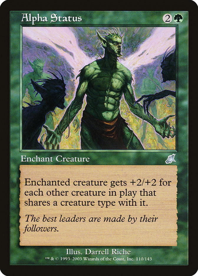 Alpha Status – Uncommon Magic: The Gathering card from Scourge (#110)
