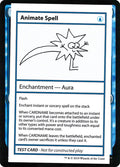 Animate Spell – Rare Magic: The Gathering card from Mystery Booster Playtest Cards 2021 (#16)