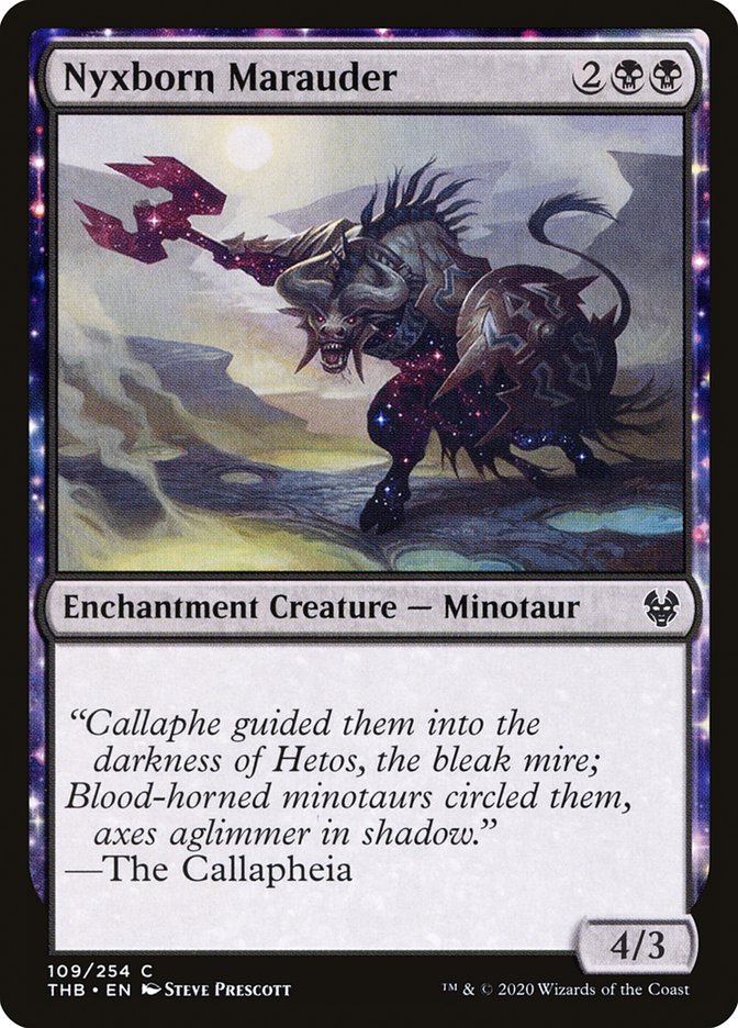 Nyxborn Marauder – Common Magic: The Gathering card from Theros Beyond Death (#109)