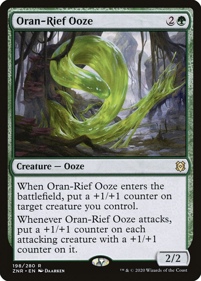 Oran-Rief Ooze – Rare Magic: The Gathering card from Zendikar Rising (#198)