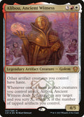 Alibou, Ancient Witness – Mythic Magic: The Gathering card from Commander 2021 (#7)