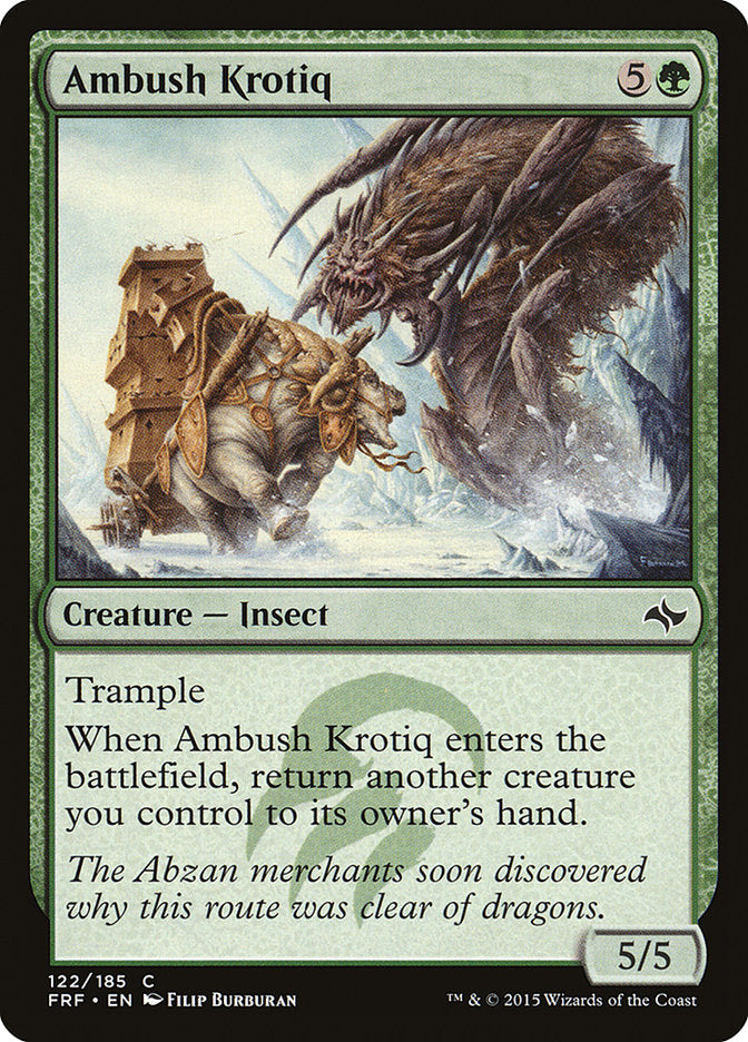 Ambush Krotiq – Common Magic: The Gathering card from Fate Reforged (#122)