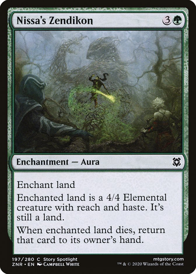Nissa's Zendikon – Common Magic: The Gathering card from Zendikar Rising (#197)