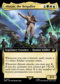 Alistair, the Brigadier – Rare Magic: The Gathering card from Doctor Who (#401)