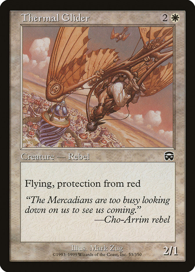 Thermal Glider – Common Magic: The Gathering card from Mercadian Masques (#53)