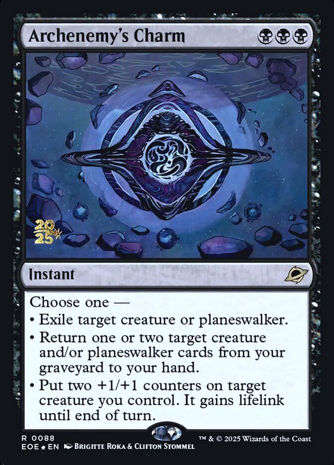 Archenemy's Charm – Rare Magic: The Gathering card from Edge of Eternities Promos (#88s)