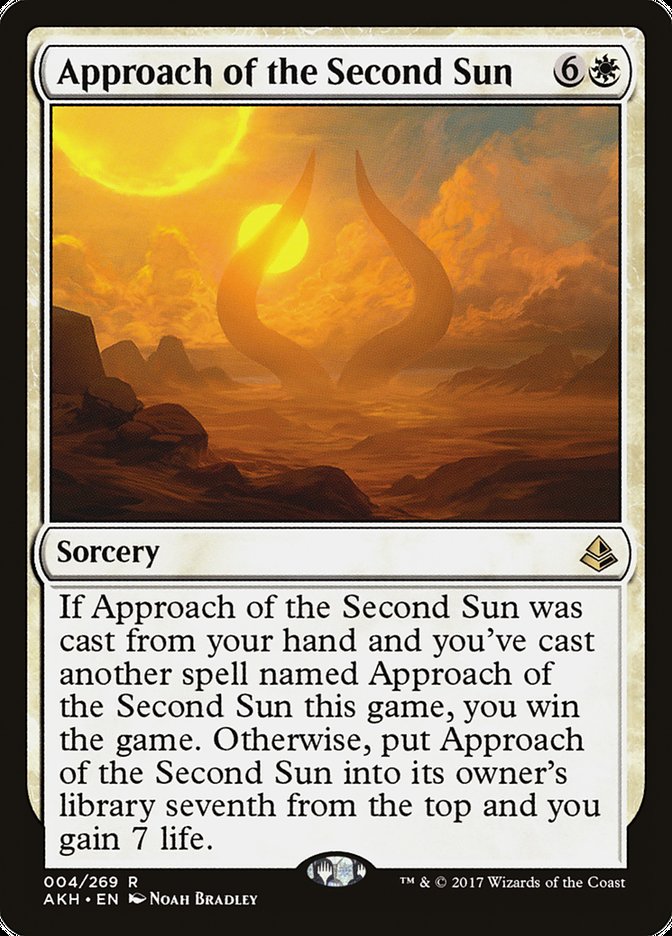 Approach of the Second Sun – Rare Magic: The Gathering card from Amonkhet (#4)